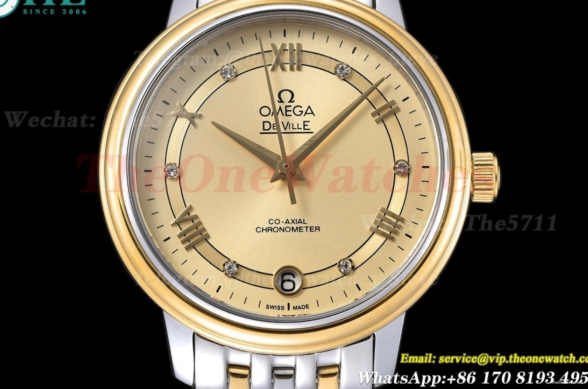GDF Dial Ville Prestige MY8215 SS Gold Ladies 32.7mm YG De 0331
